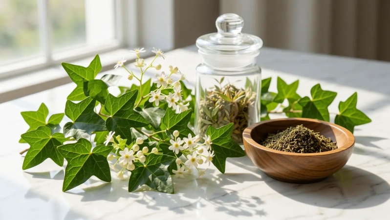 Hautpflege mit Naturkräutern: Die Wirkung von Efeu und Seifenkraut